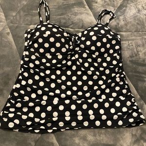 Chaps Swim Tankini Top